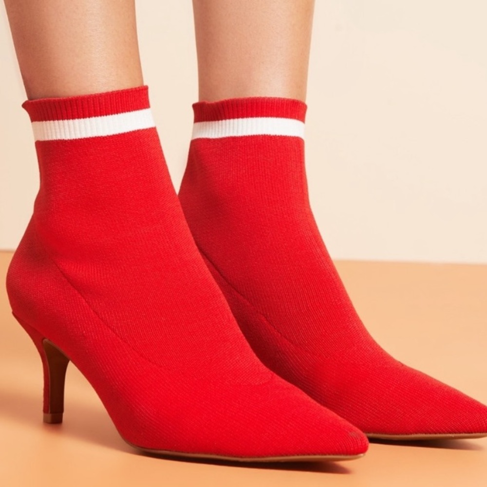 Jaggad red heels, size 38 (us 8) great condition